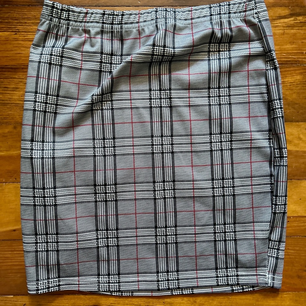 lined penciled skirt